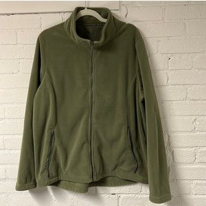 Wind River (XL) Green Zip Up Sweater